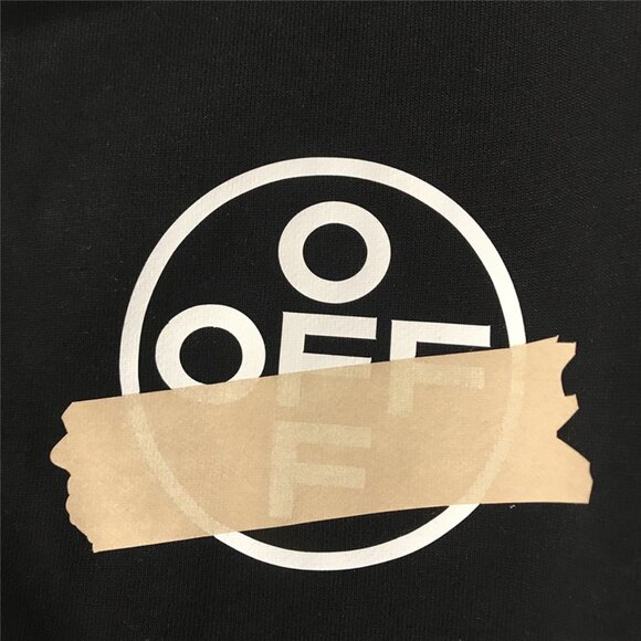 Off-White Black Printed Hooded Cardigan - Picture 9 of 9